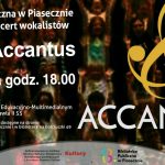 Koncert wokalistów Studia Accantus w Bibliotece CEM Piaseczno