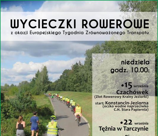 Wycieczki rowerowe w ramach obchodów Europejskiego Tygodnia Zrównoważonego Transportu