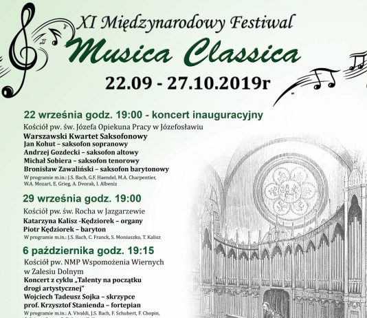 XI Festiwal Musica Classica 2019