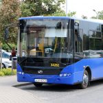 Autobus L - elka autobus na parkingu w Piasecznie