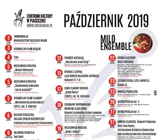 Kulturalny październik 2019