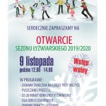 Otwarcie lodowiska – sezon łyżwiarski 2019/2020