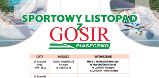Sportowy listopad z GOSiR Piaseczno