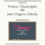 Konferencja Prawa i Obowiązki Rady Rodziców jako Organu Szkoły