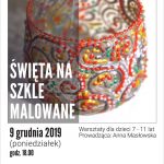 Święta na szkle malowane – warsztaty w Strefie Kultury