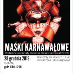 Warsztaty robienia masek karnawałowych w Strefie Kultury CEM Piaseczno