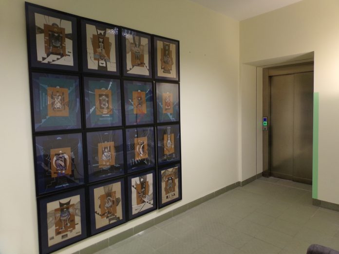 Wystawa grupy plastycznej Młyn foto archiwum grupy Młyn