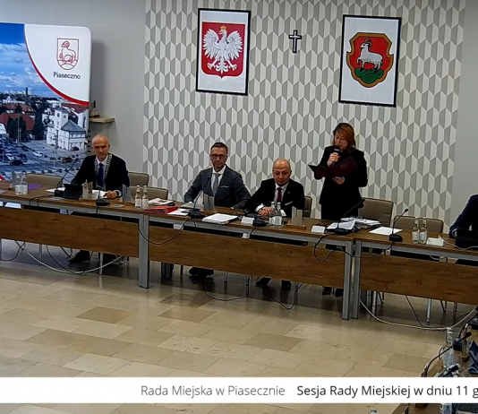 17. sesja Rady Miejskiej w Piasecznie