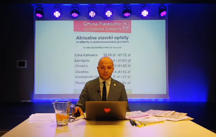 Zapis Facebook live z burmistrzem na temat gospodarki odpadami Zapis Facebook live z burmistrzem na temat odpadów