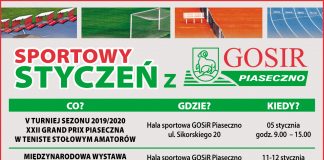 Sportowy styczeń z GOSiR Piaseczno