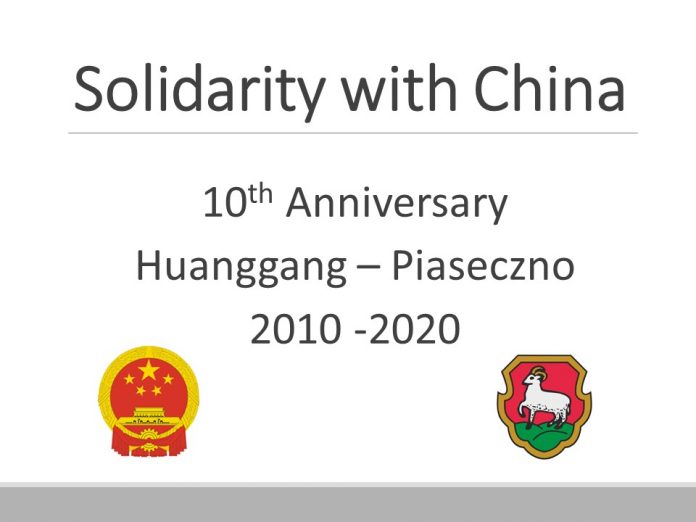 Solidarity with China / Huanggang - Piaseczno