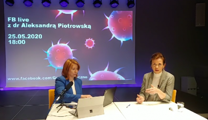 Koronawirus - fakty i mity - FB live 25 maja z dr Aleksandrą Piotrowską