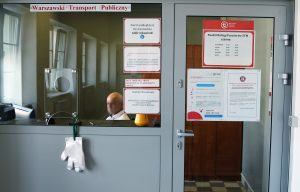 POP Punkt Obsługi Pasażerów ZTM WTP w budynku PKP Piaseczno