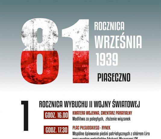 Wrześniowe uroczystości patriotyczne w Piasecznie - 81. rocznica Września 1939
