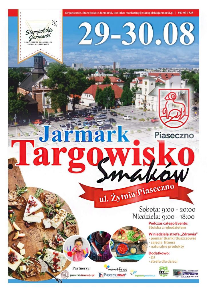 Jarmark Targowisko Smaków plakat z logo