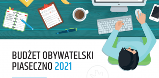 Plakat. Wyniki głosowaniaGłosujemy od 21 do 30 września 2020 roku - Budżet Obywatelski Piaseczno 2021 - do wydania 1 mln zł / nie zwlekaj, głosuj!
