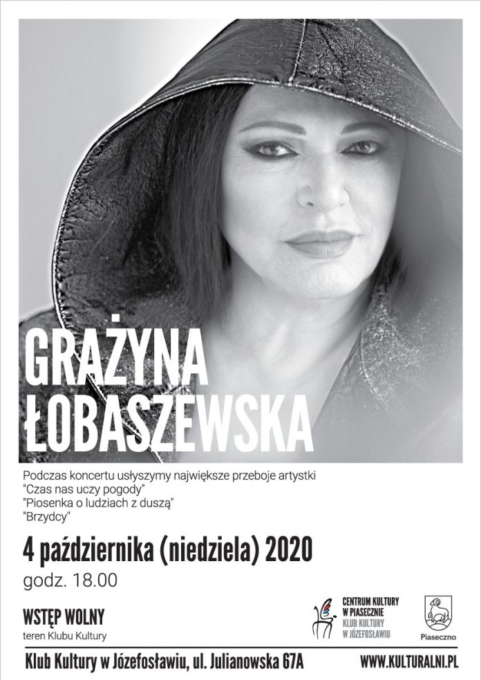 Plakat wydarzenia Grażyna Łobaszewska w Józefosławiu - koncert Największe Przeboje