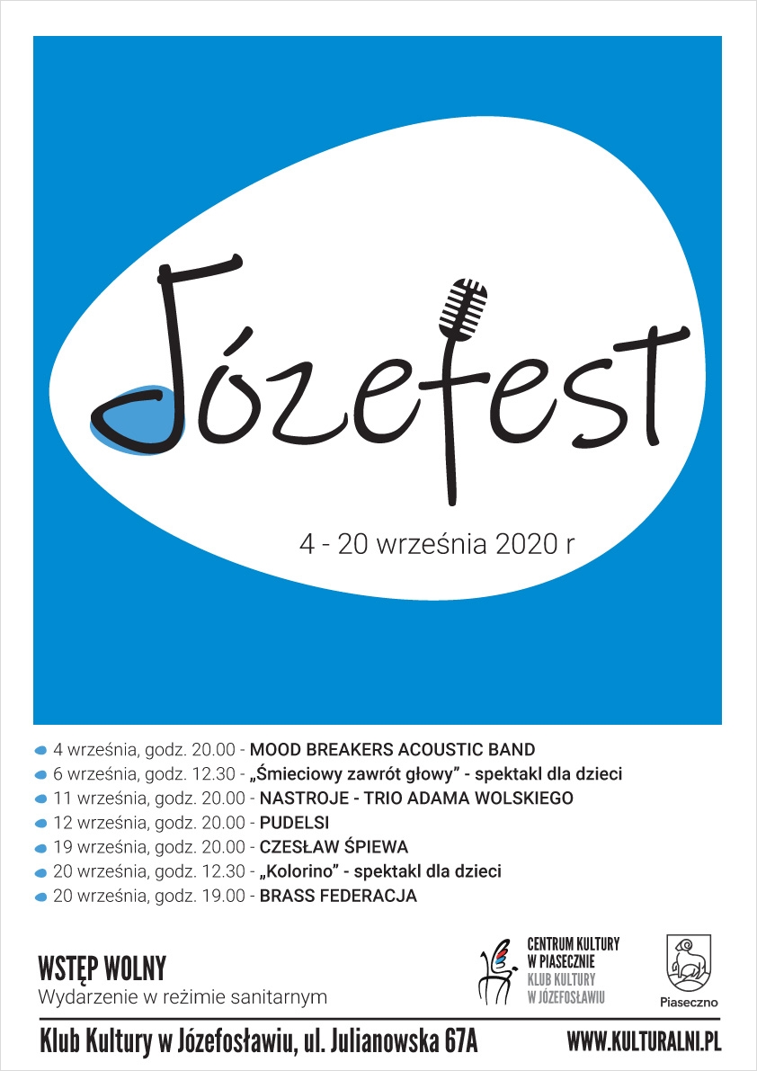 Józefest 2020 festiwal sztuki w Józefosławiu