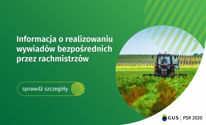 Spis rolny – częściowo przywrócono wywiady bezpośrednie Ilustracja. Informacja o realizowaniu wywiadów bezpośrednich przez rachmistrzów