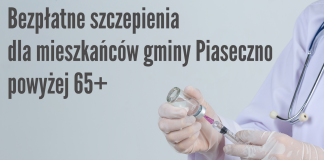 Ilustracja. Bezpłatne szczepienia przeciw grypie dla mieszkańców gminy Piaseczno 65+