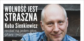 Plakat wydarzenia Wolność jest straszna - Kuba Sienkiewicz w Józefosławiu - Scena Józefosław