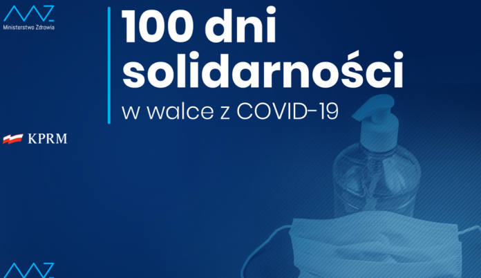 Ilustracja. 100 dni solidarności w walce z COVID-19