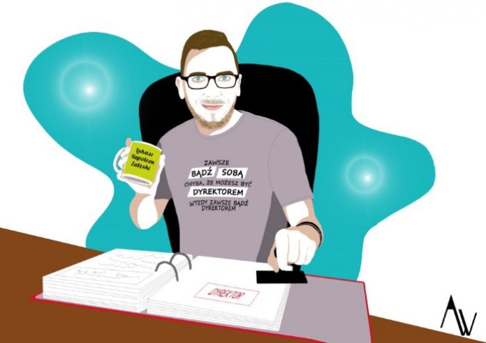 Wystawa “Pracownicy biblioteki 2020” Pracownicy biblioteki - ilustracja wystawy