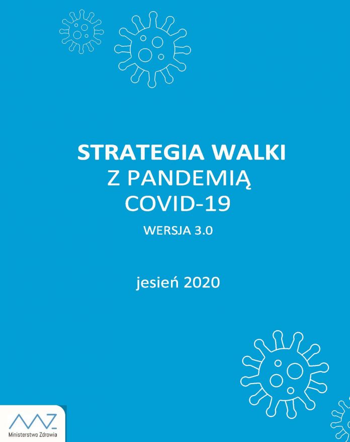 Rząd poszerza strategię walki z koronawirusem / pandemią COVID-19 Ilustracja. Strategia walki rządu z pandemią COVID-19