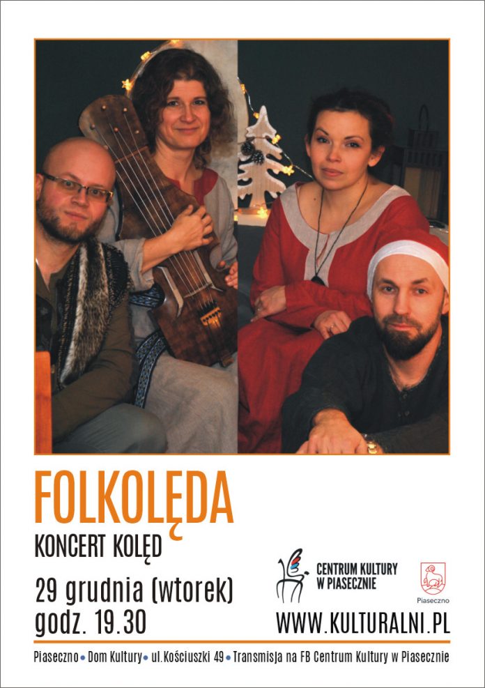 Plakat wydarzenia Folkolęda koncert kolęd online