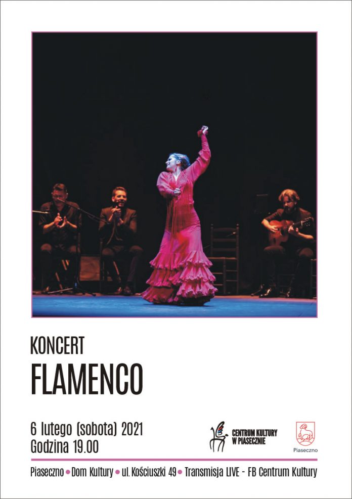 Koncert flamenco - plakat