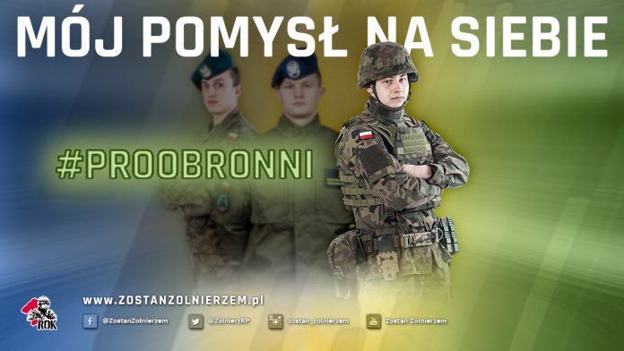 Ilustracja. Organizacje proobronne