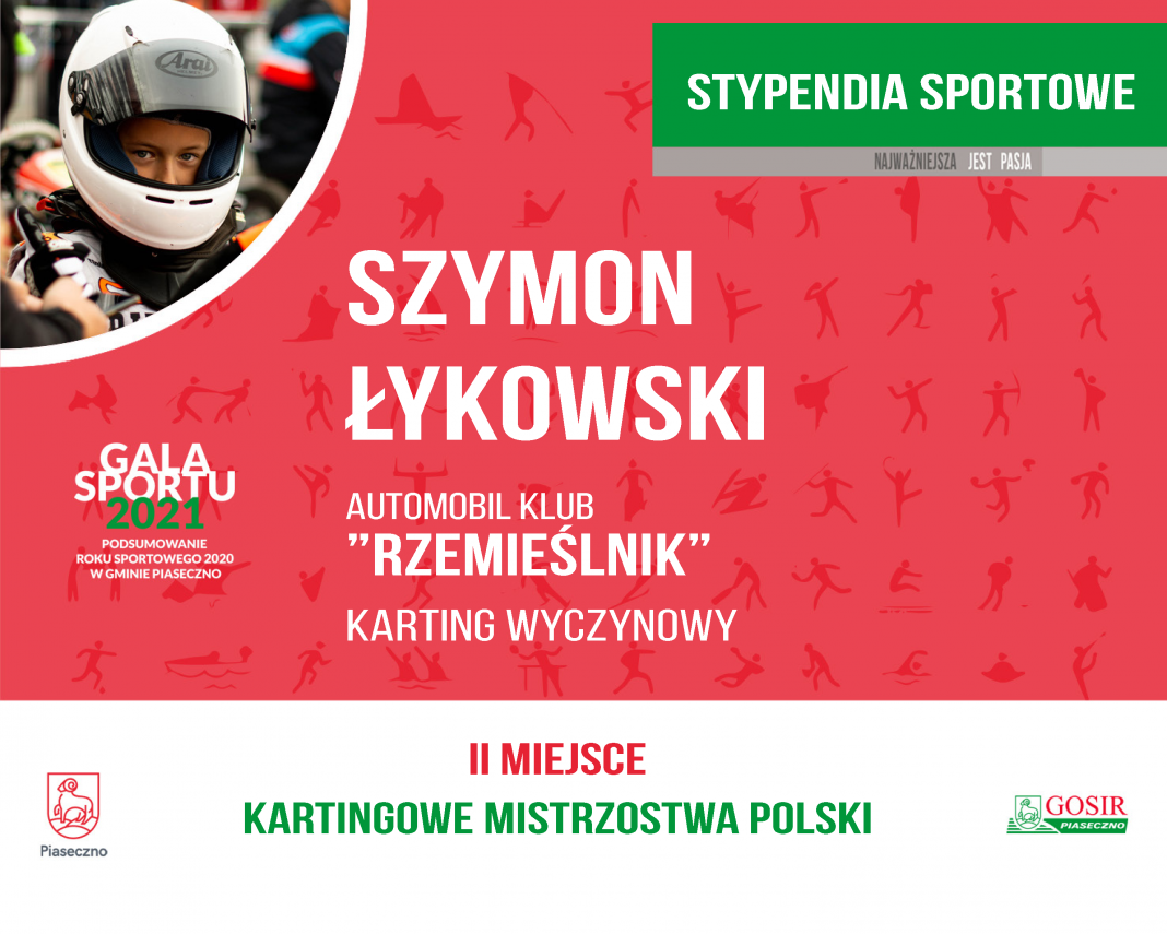 Szymon Łykowski AutoMobil klub "Rzemieślnik" karting wyczynowy