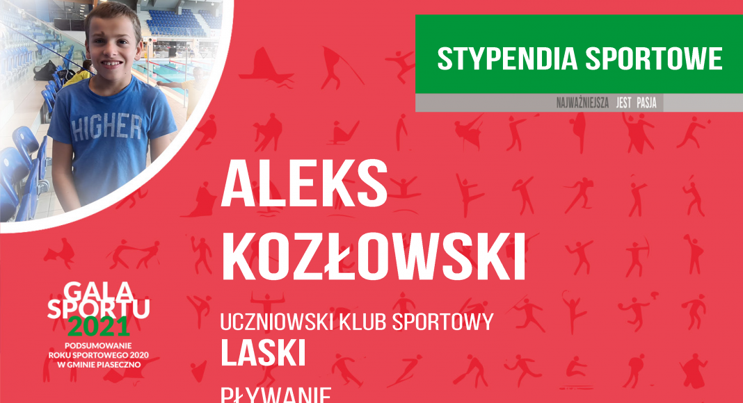 Aleks Kozłowski Uczniowski Klub Sportowy Laski pływanie