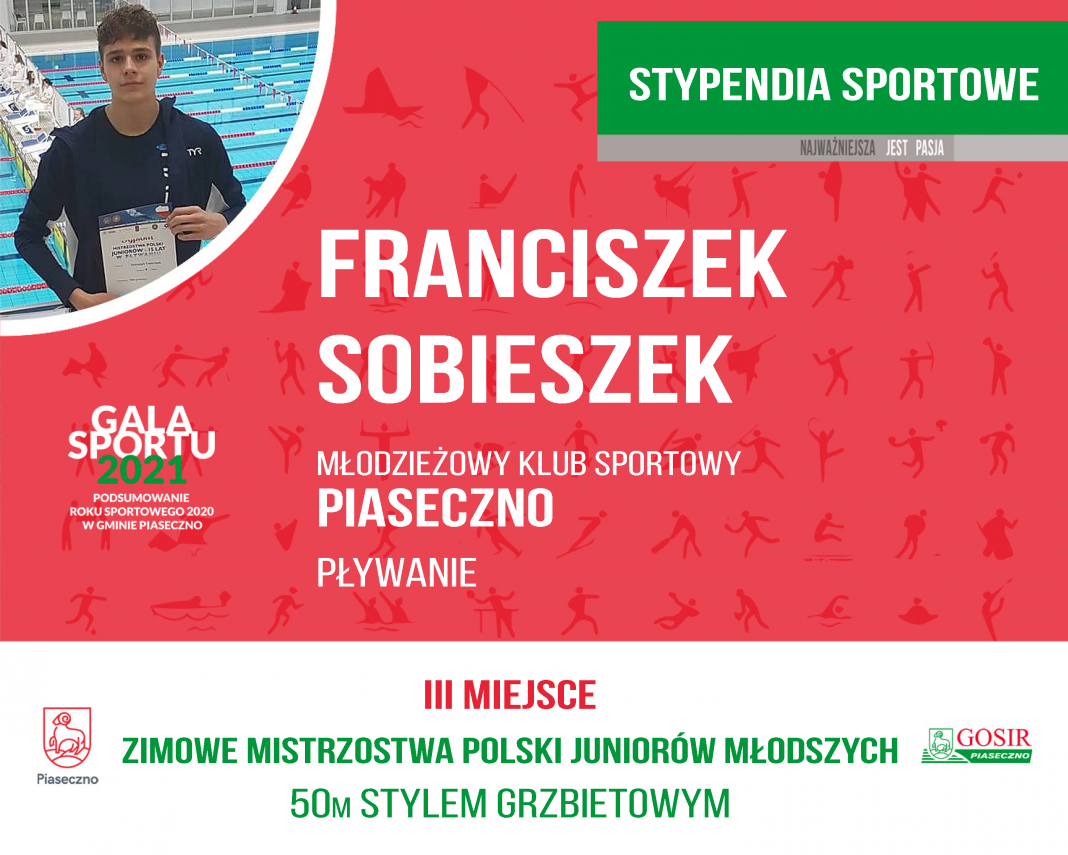 Franciszek Sobieszek Młodzieżowy Klub Sportowy Piaseczno pływanie