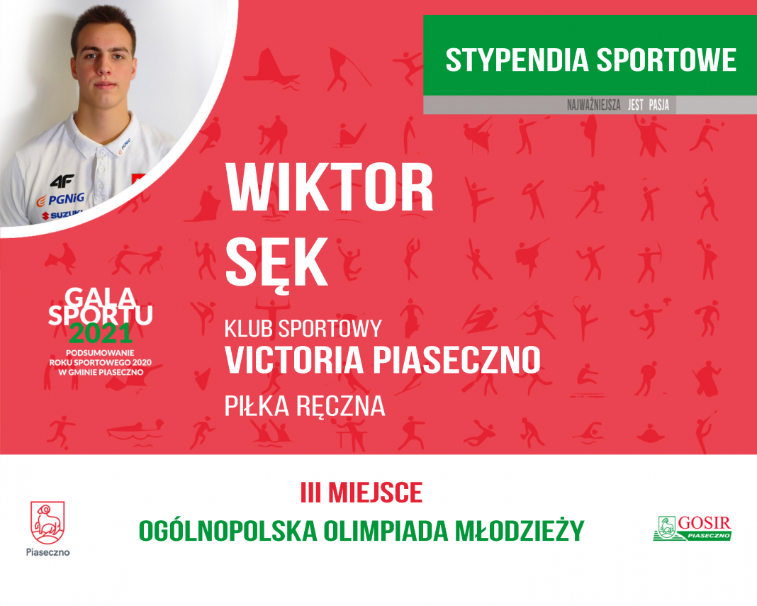 Wiktor Sęk Klub Sportowy Victoria Piaseczno piłka ręczna