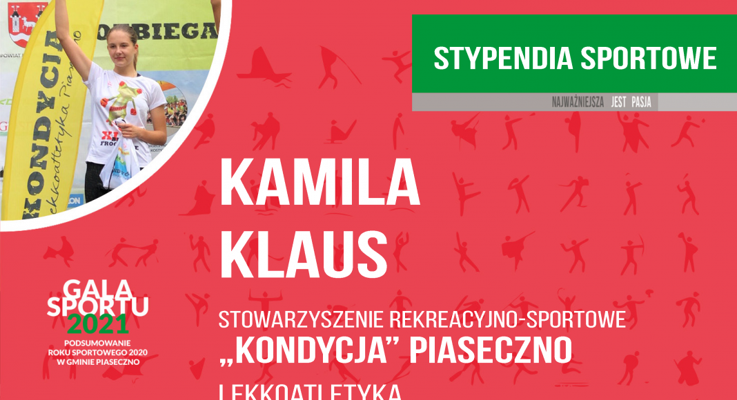 Kamila Klaus Stowarzyszenie Rekreacyjno - Sportowe KONDYCJA lekkoatletyka