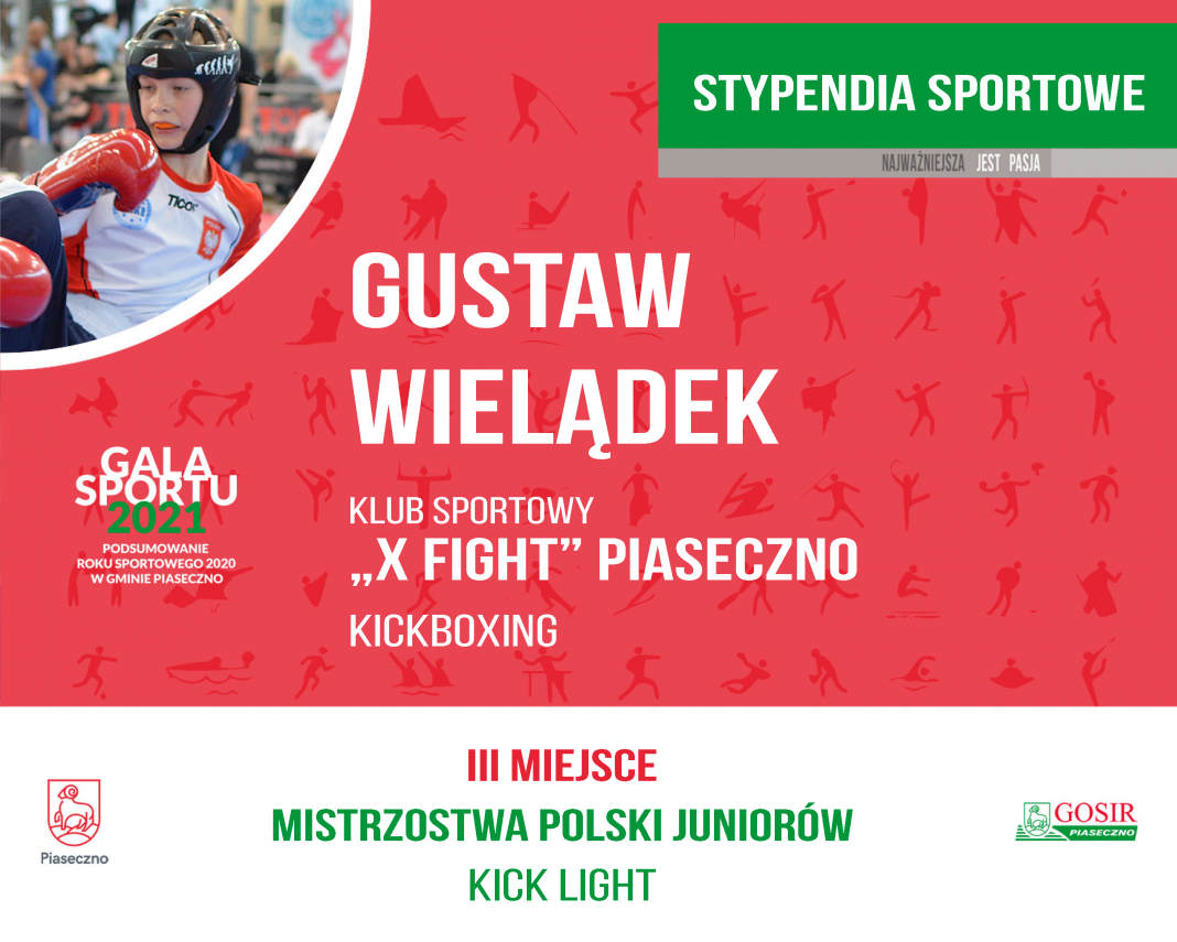 Gustaw Wielądek Klub Sportowy "X FIGHT" kickboxing