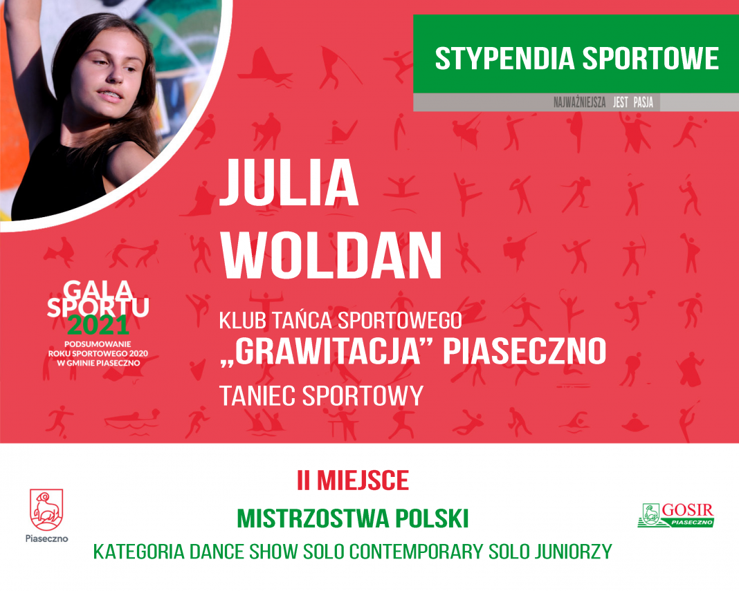 Julia Woldan Klub Tańca Sportowego Grawitacja taniec sportowy