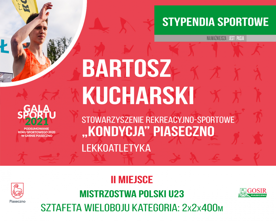 Bartosz Kucharski Stowarzyszenie Rekreacyjno - Sportowe KONDYCJA lekkoatletyka