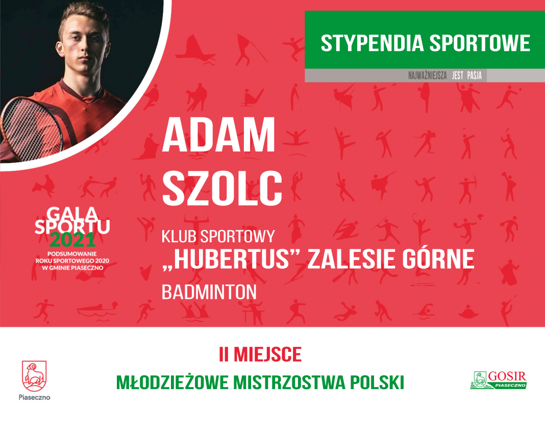 Adam Szolc Klub Sportowy Hubertus badminton