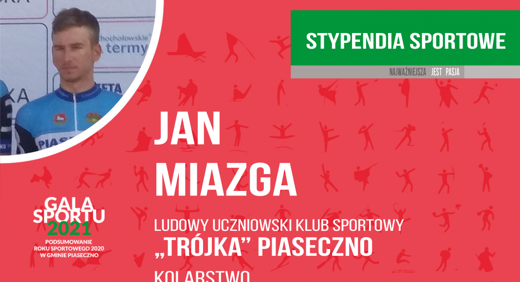 Jan Miazga Ludowy Uczniowski Klub Sportowy "Trójka" kolarstwo szosowe