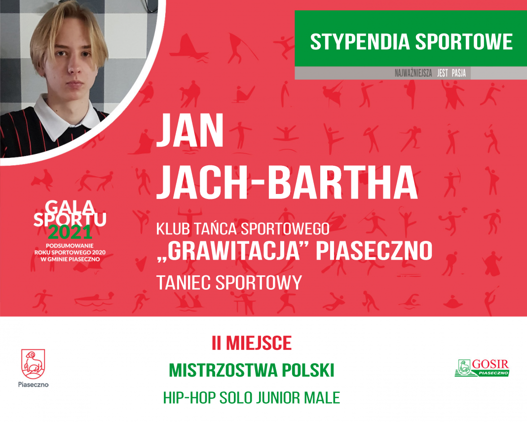 Jan Jach-Bartha Klub Tańca Sportowego Grawitacja taniec sportowy