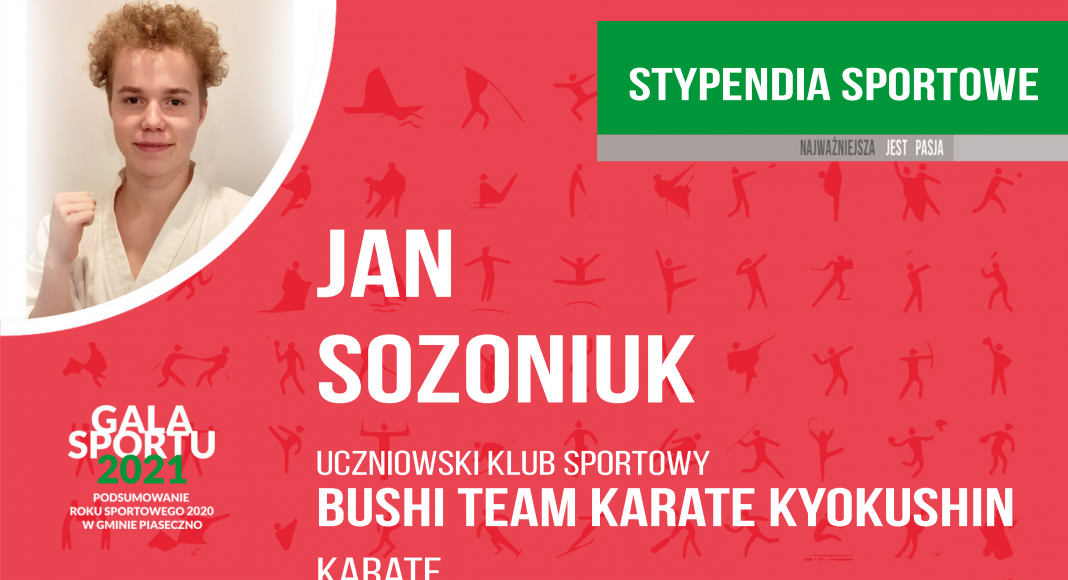 Jan Sozoniuk Uczniowski Klub Sportowy Bushi Team Karate Kyokushin karate