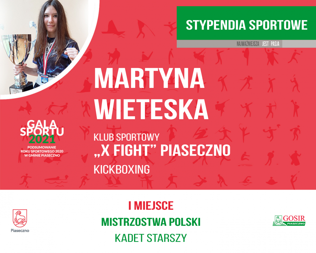Martyna Witeska Klub Sportowy "X FIGHT" kickboxing