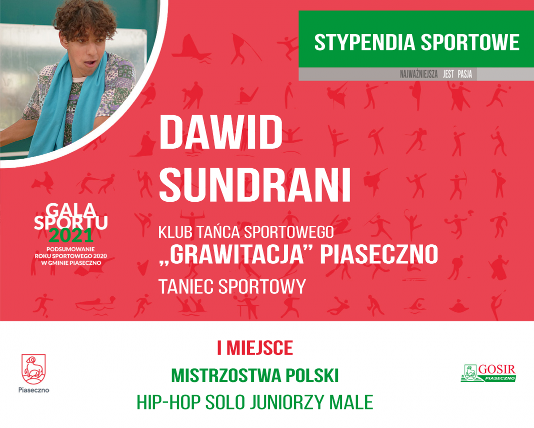Dawid Sundrani Klub Tańca Sportowego Grawitacja taniec sportowy