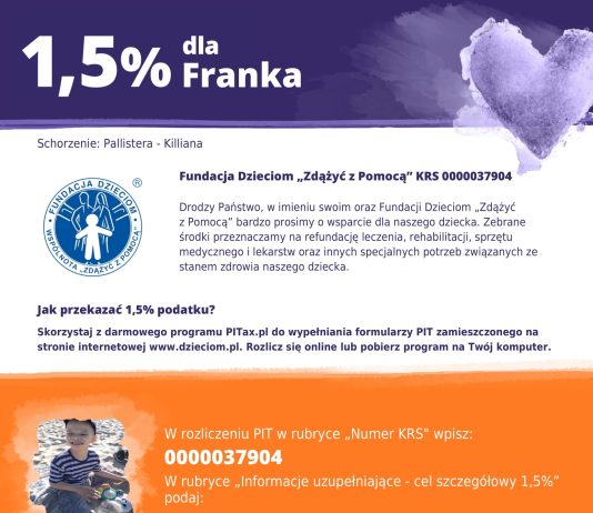 Franciszek Mazur - przekaż 1,5% na rehabilitację i leczenie