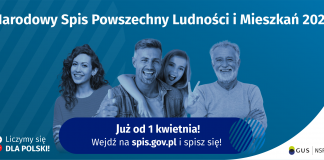 Spisz się, bo liczysz się dla Polski - Narodowy Spis Powszechny Ludności i Mieszkań 2021