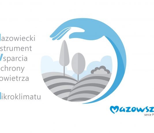 Logo MIWOPiM Mazowieckiego Instrumentu Wsparcia Ochrony Powietrza i Mikroklimatu MAZOWSZE