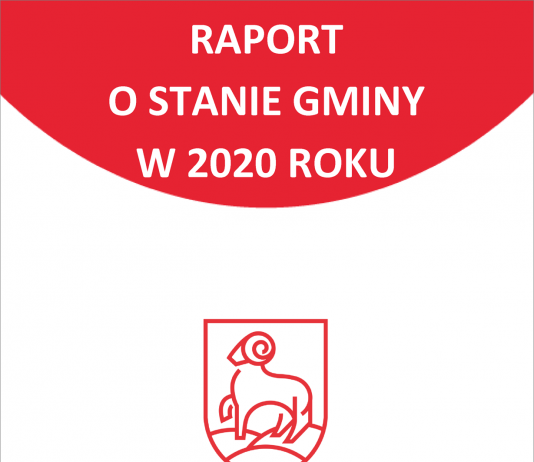 Ilustracja. Okładka raportu o stanie Gminy Piaseczno za 2020 rok