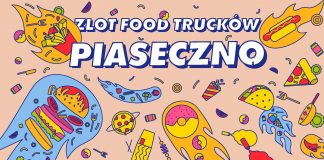 Ilustracja. Zlot Food Trucków w Piasecznie 2021 rok